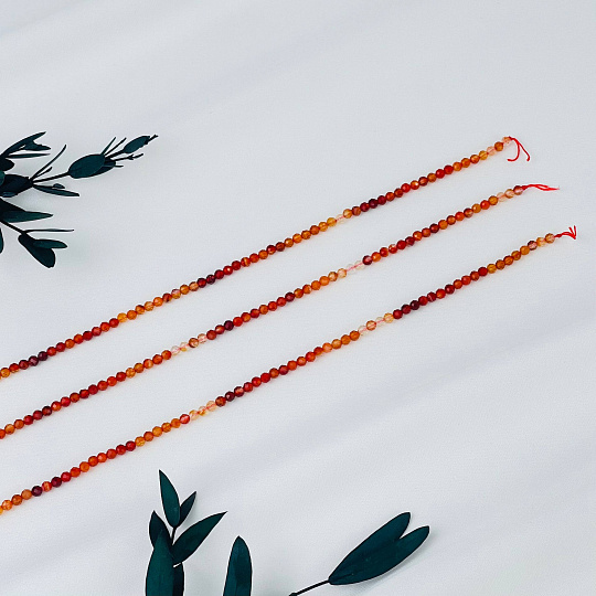 Бусины для украшений из Сердолика, Артикул: 117018 - изображение товара №1