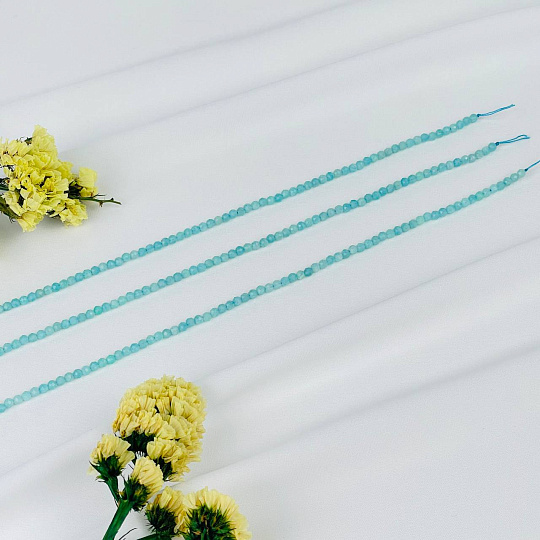 Бусины для украшений из Амазонита (120 бусин), Артикул: 086424 - изображение товара №3