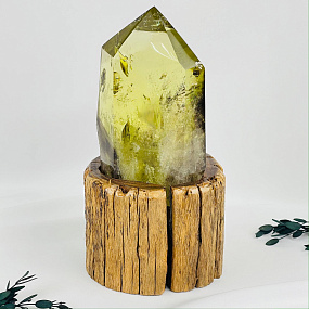 Кристалл из Цитрина на подставке, Артикул: 113380 - изображение товара №1