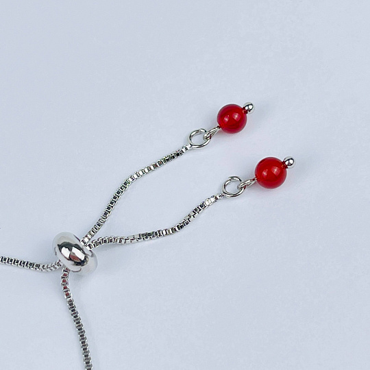 Браслет регулируемый с Сердоликом, Артикул: 117852 - изображение товара №3