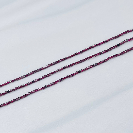 Бусины для украшений из Граната (Альмандин) (110 бусин), Артикул: 080614 - изображение товара №1