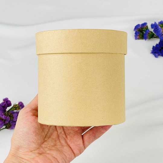 Подарочная коробка бежевая под шар, Артикул: 116518 - изображение товара №2