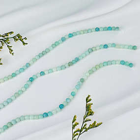 Бусины для украшений из Амазонита (48 бусин)