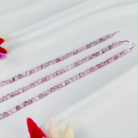 Бусины для украшений из Кунцита (58 бусин), Артикул: 116734 - изображение товара №3