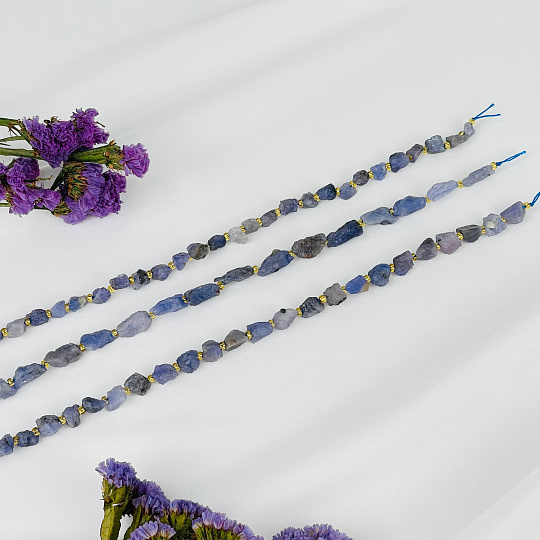 Бусины для украшений из Танзанита, Артикул: 117456 - изображение товара №1