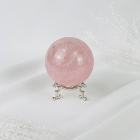 Шар из мадагаскарского Розового кварца