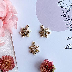 Подвеска "Снежинка" (3 шт), Артикул: 096781 - изображение товара №1