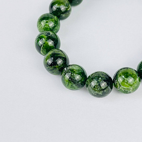 Браслет из Хромдиопсида, Артикул: 098889 - изображение товара №3