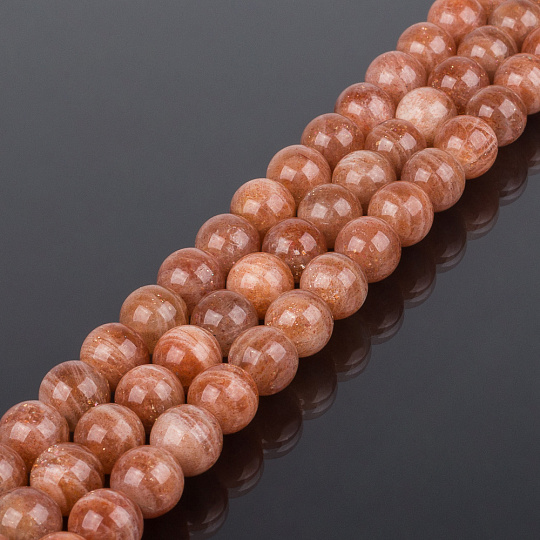 Бусины для украшений из Солнечного камня (45 бусин), Артикул: 085530 - изображение товара №1