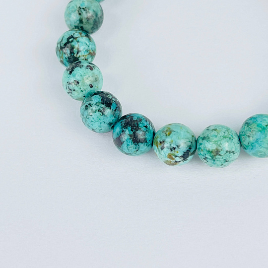 Браслет из Хризоколлы, Артикул: 117824 - изображение товара №3