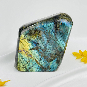 Срез (экран) из камня Лабрадор полированный, Артикул: 101011 - изображение товара №1