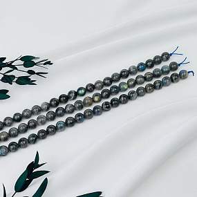 Бусины для украшений из Лабрадора (38 бусин), Артикул: 078617 - изображение товара №3