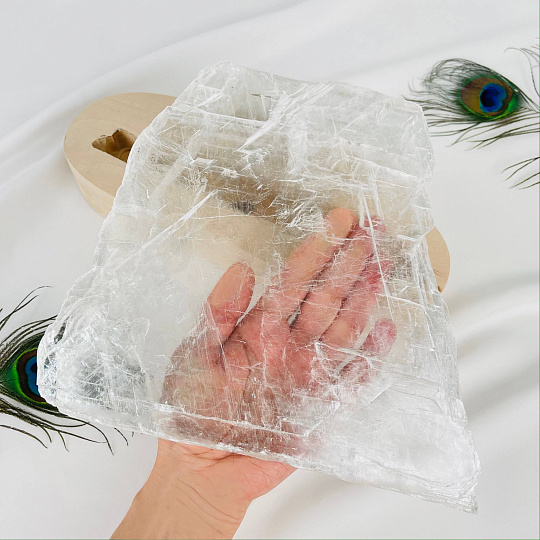 Срез Селенита на подставке, Артикул: 117475 - изображение товара №3