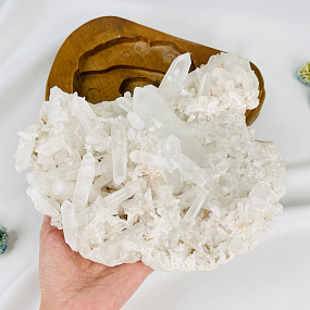 Друза Горного Хрусталя на подставке, Артикул: 070043 - изображение товара №3