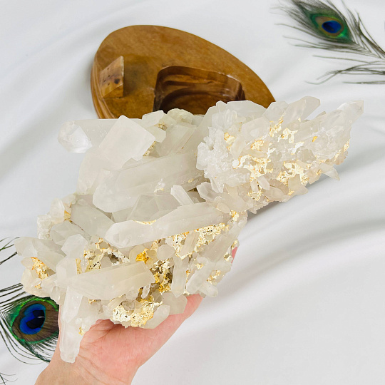 Друза Горного Хрусталя на подставке, Артикул: 117717 - изображение товара №3