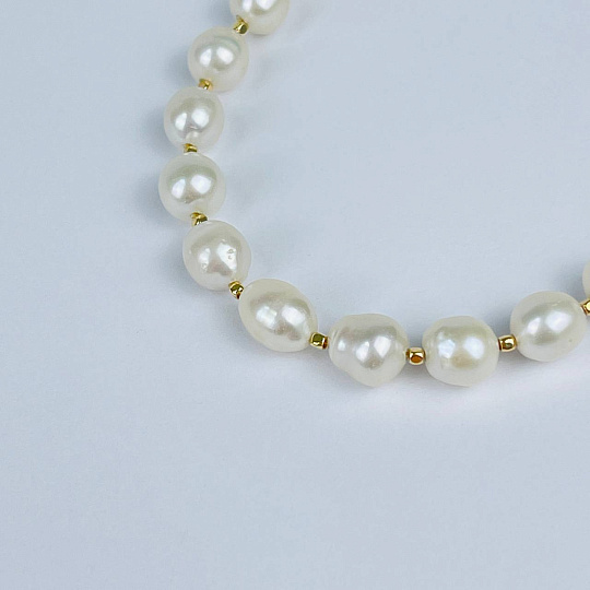 Браслет регулируемый из Жемчуга, Артикул: 118285 - изображение товара №4