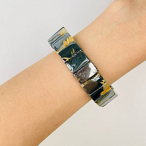 Браслет из Рутилового кварца с включением Титана