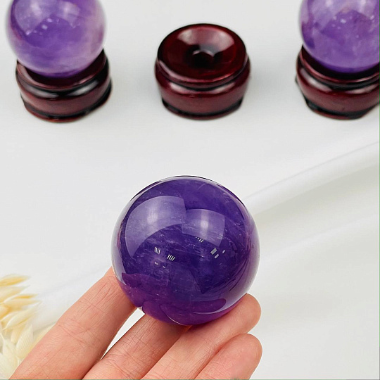 Шар из Аметиста  на подставке, Артикул: 070161 - изображение товара №1