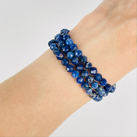 Бусины для украшений из Содалита огранка, Артикул: 092880 - изображение товара №2