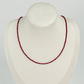 Бусы из Граната огранка, Артикул: 092429 - изображение товара №1