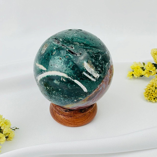 Шар из океанической Яшмы, Артикул: 082706 - изображение товара №1