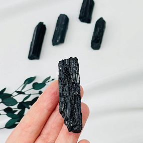 Кристалл из необработанного черного Турмалина (Шерл), Артикул: 088390 - изображение товара №2