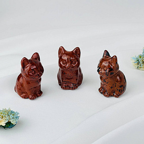 Фигурка Кошка из Обсидиана