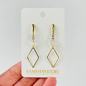 Серьги из Горного Хрусталя