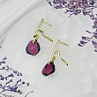 Серьги из Рубина (Корунд)