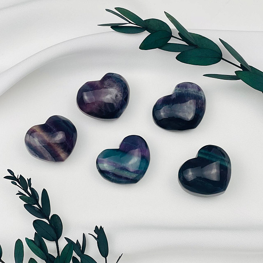 Сердце из Флюорита, Артикул: 103813 - изображение товара №2