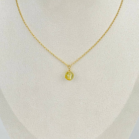 Кулон на цепочке из Топаза