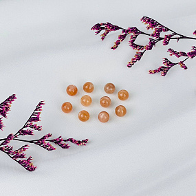 Бусины для украшений из Лунного камня (10 шт), Артикул: 117553 - изображение товара №1