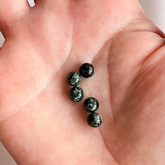 Бусины для украшений из Серафинита (5 шт), Артикул: 100433 - изображение товара №2