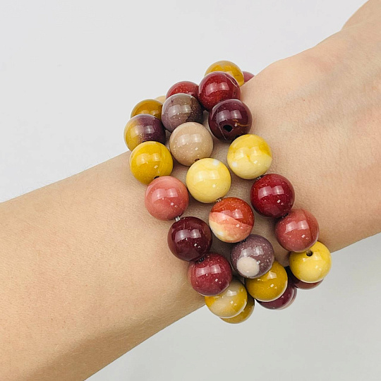 Бусины для рукоделия из Яшмы "Мукаит", Артикул: 078292 - изображение товара №2