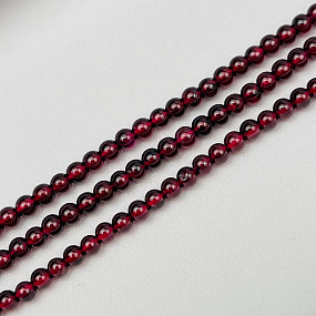 Бусины для украшений из Граната (90 бусин)