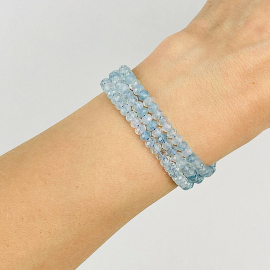 Бусины для украшений из Аквамарина, Артикул: 074546 - изображение товара №2