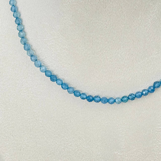 Колье из Аквамарина (градиент), Артикул: 114700 - изображение товара №2