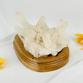 Друза Горного Хрусталя на подставке, Артикул: 070042 - изображение товара №2