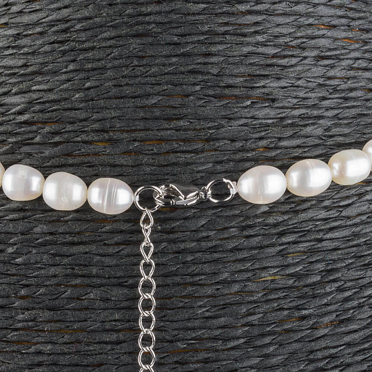 Бусы из Жемчуга белого (Китай), Артикул: 078170 - изображение товара №2