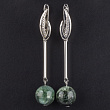 Серьги из Серафинита (Россия)
