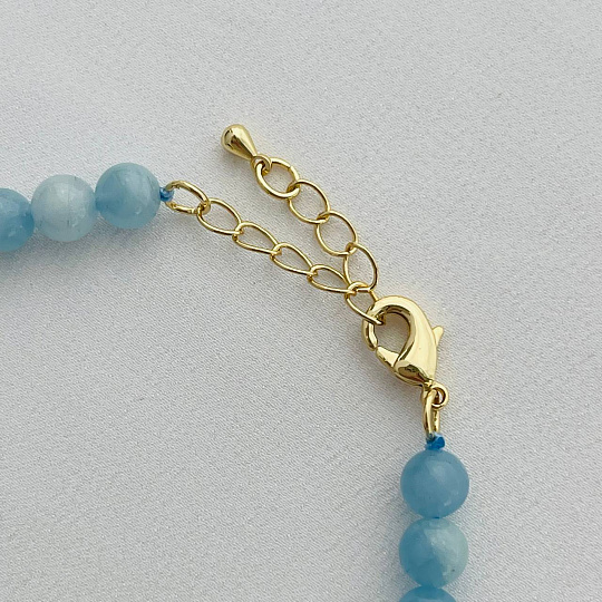 Браслет из Аквамарина, Артикул: 100474 - изображение товара №4