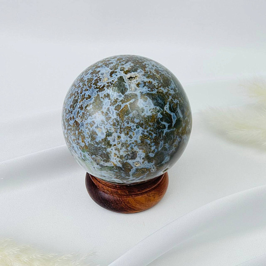 Шар из океанической Яшмы, Артикул: 079739 - изображение товара №1