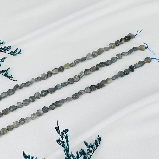 Бусины для украшений из Лабрадора (галтовка), Артикул: 077001 - изображение товара №3