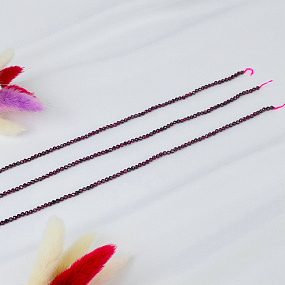 Бусины для украшений из Граната (Альмандин) (110 бусин), Артикул: 080614 - изображение товара №3