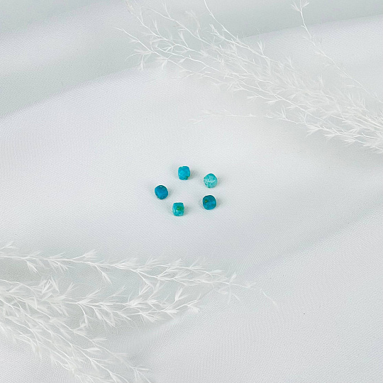 Бусины для украшений из Бирюзы (5 шт), Артикул: 117703 - изображение товара №1