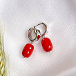 Серьги из Сердолика