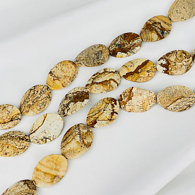 Бусины для украшений из песочной Яшмы, Артикул: 117445 - изображение товара №2