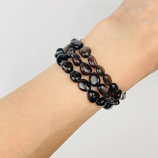 Бусины для украшений из Раухтопаза (галтовка), Артикул: 063657 - изображение товара №2