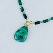 Колье из Малахита и Бирюзы