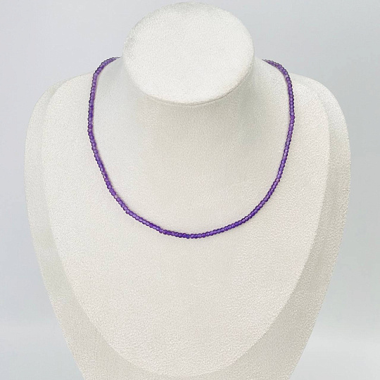 Колье из Аметиста (градиент), Артикул: 114656 - изображение товара №1